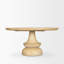 Ab Round Solid Wood Dining Table-42567147