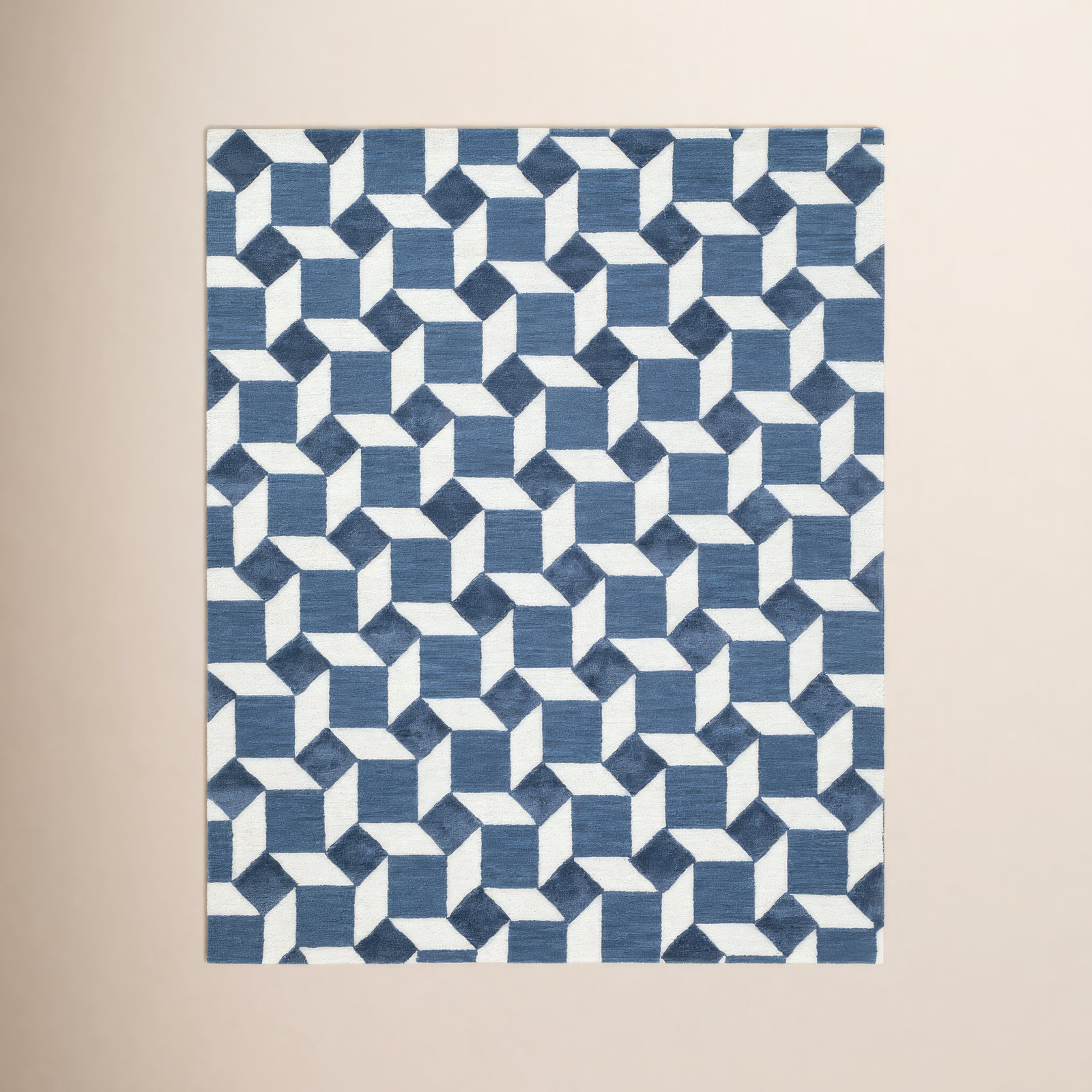 Magnusson Hand-Tufted Geometric Wool Rug, Rectangle 8'9" x 11'9"