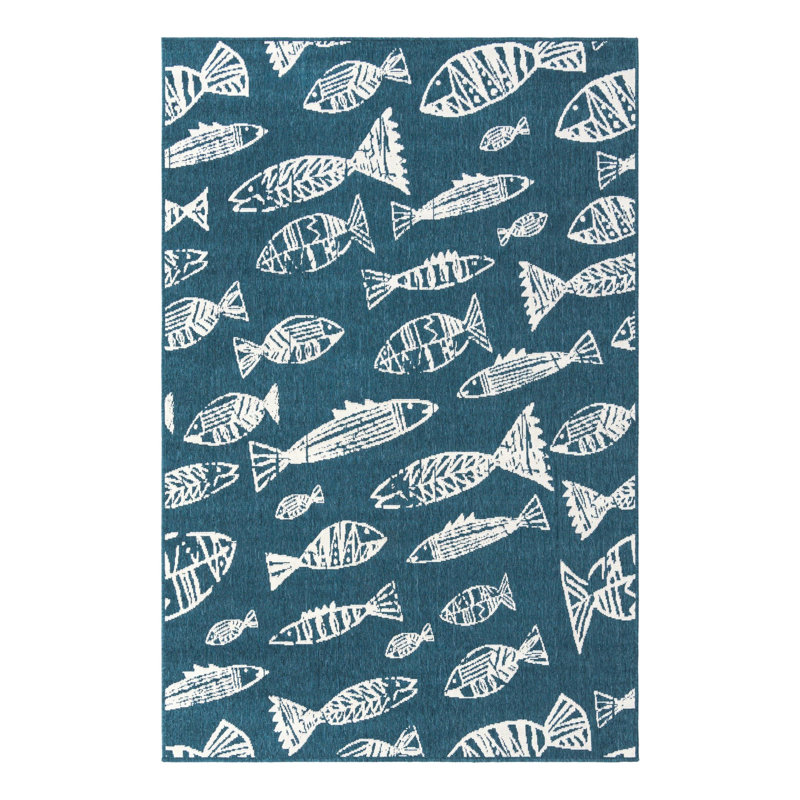 Tapis intérieur / extérieur d'extérieur Coastal, Rectangle 5 pi 3 po x 8 pi
