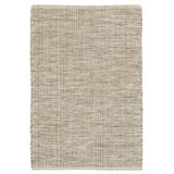 Marled Brown Handwoven Cotton Rug