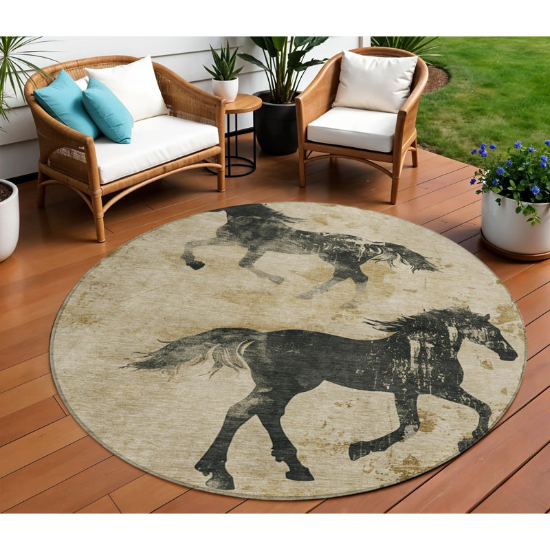 Tapis rond 8 po