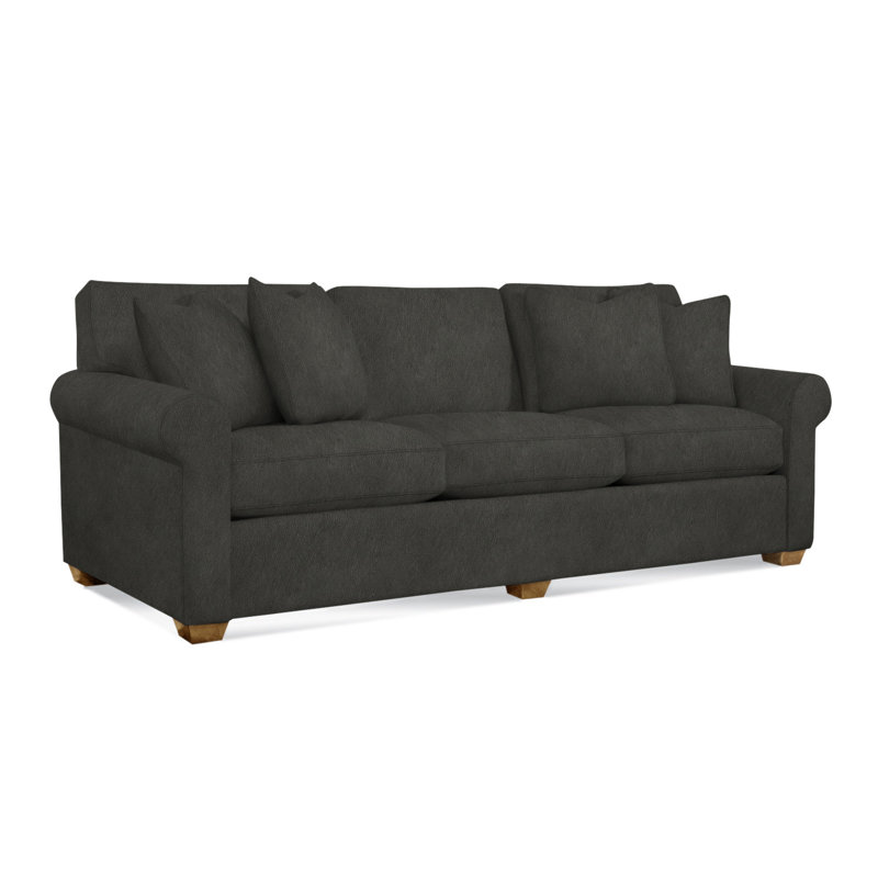 Bedford Sofa, Light Blue Performance Fabric; 0851-55, Havana