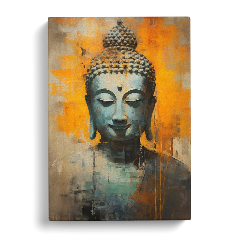 Buddha Gestural - Print, 76cm H x 50cm W x 3cm D