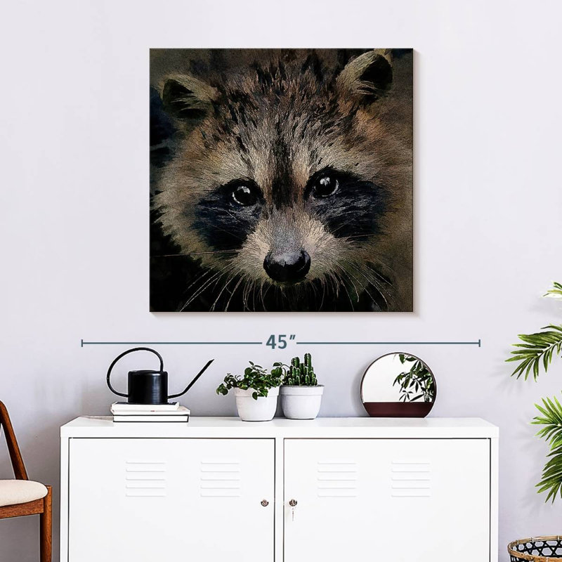Brampt Racoon, 30" H x 30" W