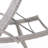 Grey Chaise Lounge With Aluminum Structure - Create A Stylish Outdoor Space Frame Peaceful Retreat