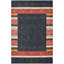 Hand Knotted Wool Area Rug in Black/Red/Green/Ivory-164262188