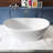 61 Inch Freestanding Solid Surface Soaking Bathtub