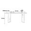 Table Mid-Century rectangulaire en bois et pierre-394721089