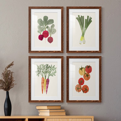 Organic Veg I - impression de 4 pièces