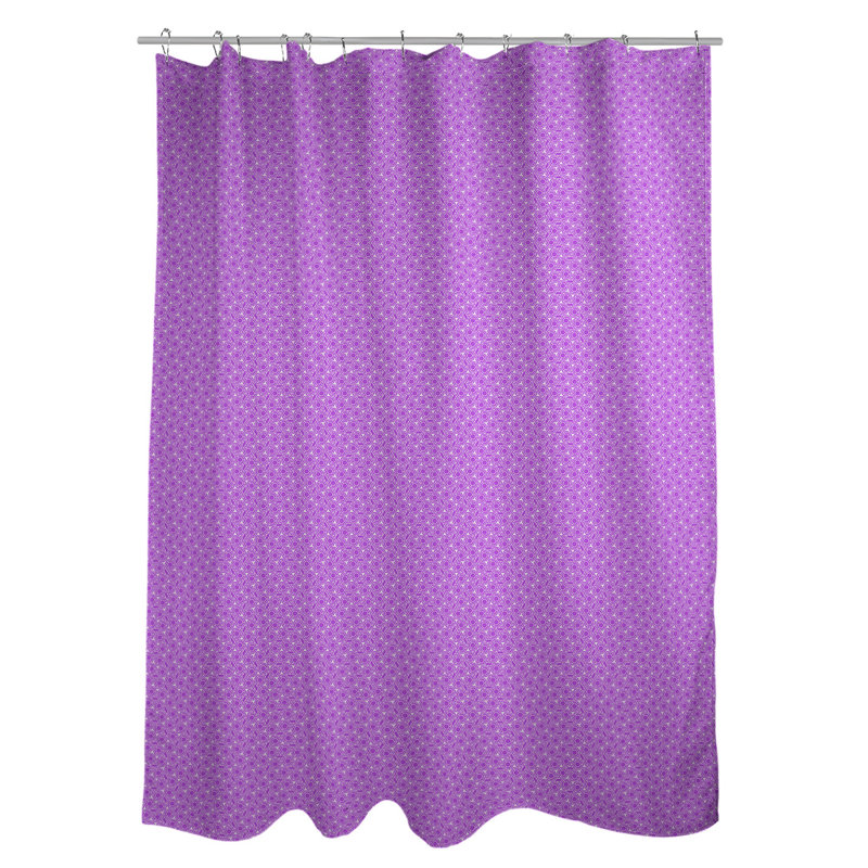 Rideau simple en treillis hexagonal classique, Violet