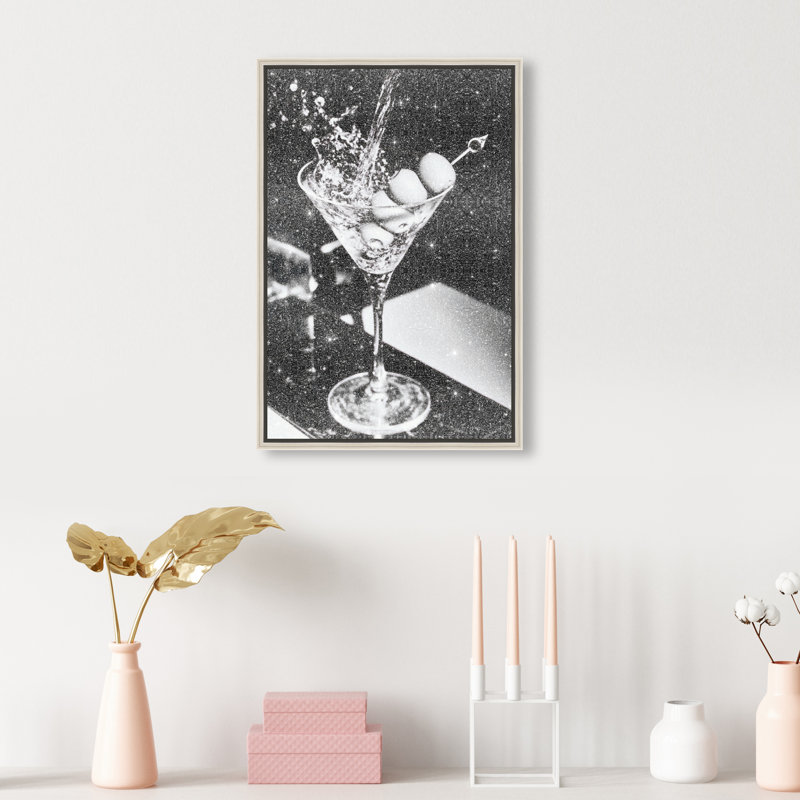 Chill Time III Print by Oliver Gal, 37"H x 25"W, Silver Floater Frame