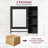 Wall Mounted Bathroom Storage Cabinet-212536420