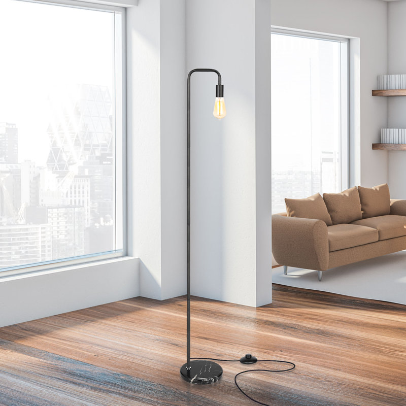Takehiko 64'' Black Task Floor Lamp