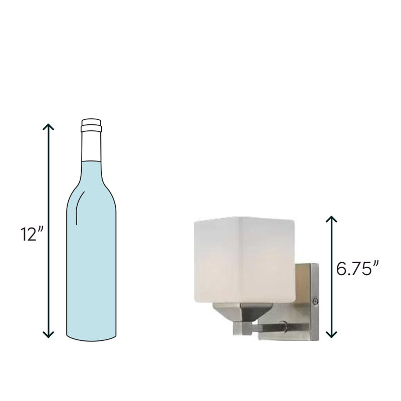 Ginjiro Armed Sconce, Brushed Nickel