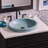 Tolosa NativeStone Concrete Oval Dual-Mount Bathroom Sink-97563514