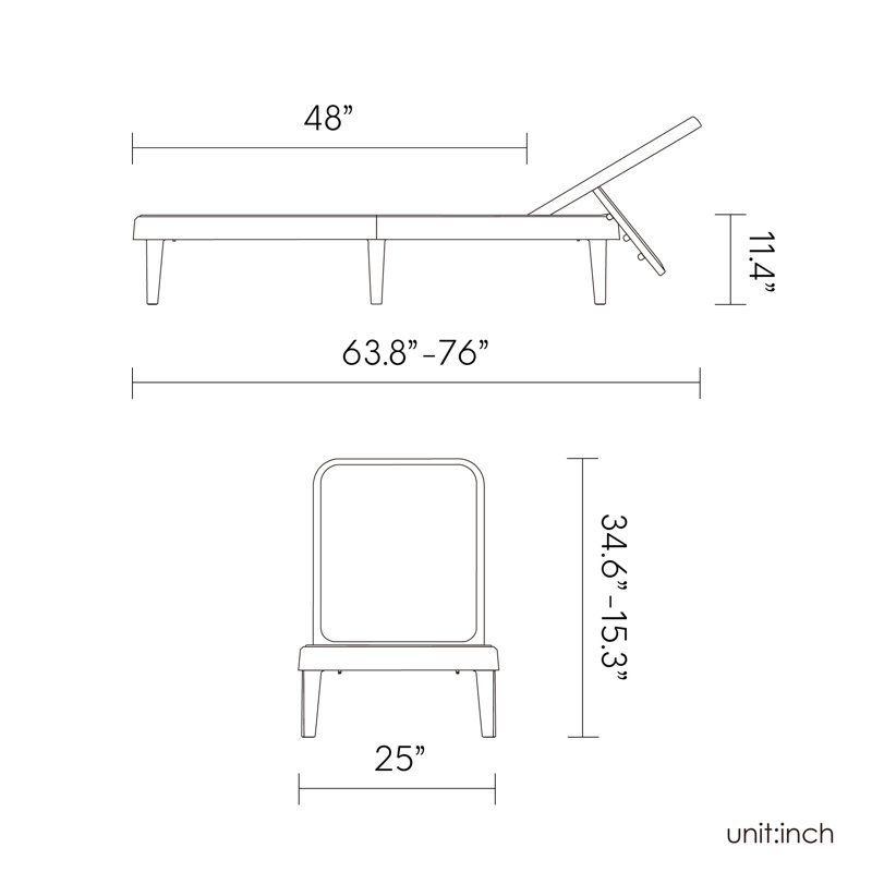 Ensemble de chaise longue d'extérieur en résine Tahiti, Beige