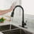 Touch Kitchen Faucet With Pull Down Sprayer-118388124