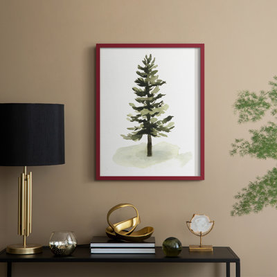«Watercolor Pine II»
