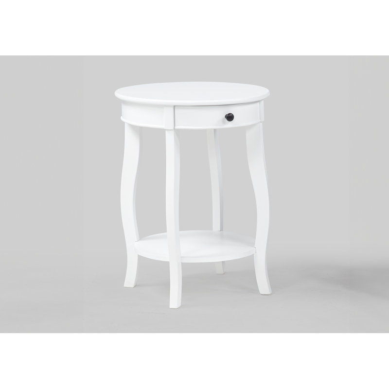 JACIE CHAIRSIDE TABLE WHITE
