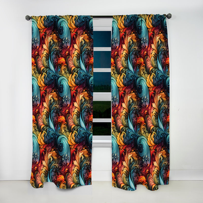 Celestial Whirls Paisley, L 52 po x L 90 po