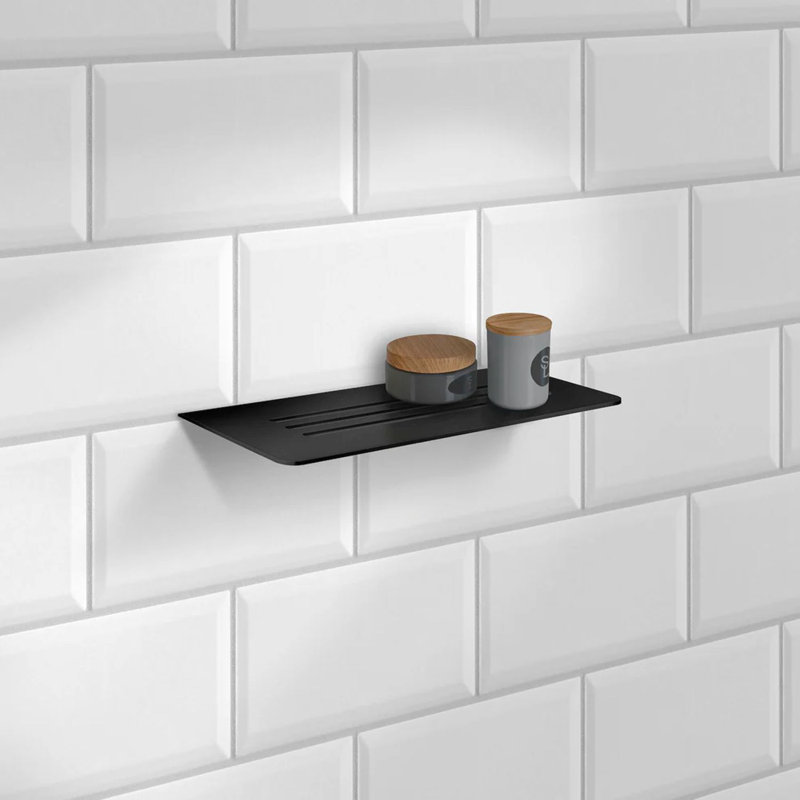 Tablette flottante Grout Line , Noir