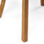 Chaise de salle à manger élégante en bois avec rembourrage - Rehaussez votre décor extérieur - Coussins d'assise bloquants pour profiter du plein air en tout confort