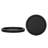 Black Round Wooden Tray Matte Finish Decorative Centerpiece for Coffee Table Ottomans Dining Table Home Decor