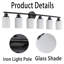 Lampe murale pour meuble-lavabo