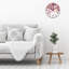 Horloge murale décor, feuilles suspendues roses et dorées, 12 po x 12 po, pour meuble-lavabo