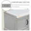 Banc de rangement avec 2 tiroirs et 2 armoires, banc à chaussures avec coussin amovible pour le salon, vestibule-1441918847