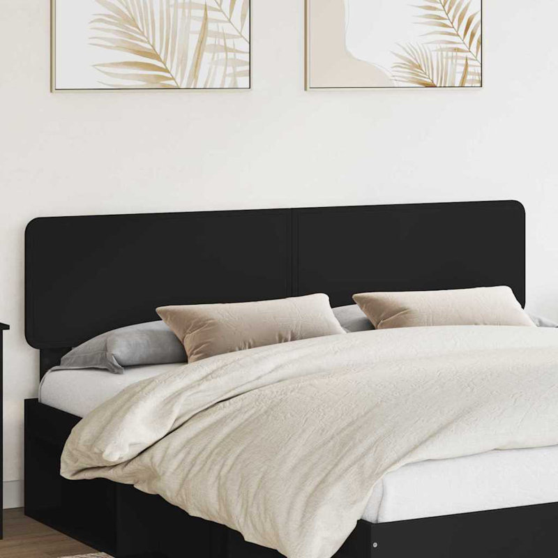 Headboard, King, Black Oak