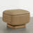 Modern Swivel Accent Chair with Ottoman-Genuine Leather-122566634