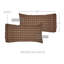 Taie d'oreiller 100% coton Crosswoods-1660982549