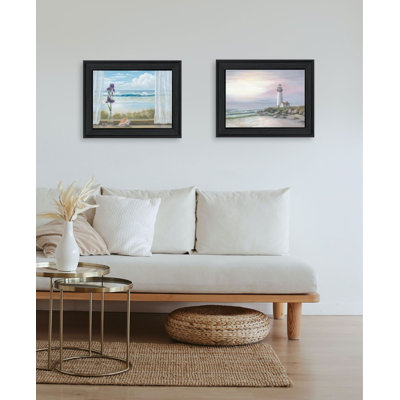 «Breakwater Bay», art mural encadré pour le salon, impression d'art mural pour la maison, art mural de chambre à coucher par Georgia Janisse