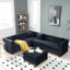Canapé modulaire rembourré 2 pièces Neelon, canapé modulaire, canapé rembourré, avec repose-pieds et 4 coussins, canapé modulaire, canapé modulaire-286247609
