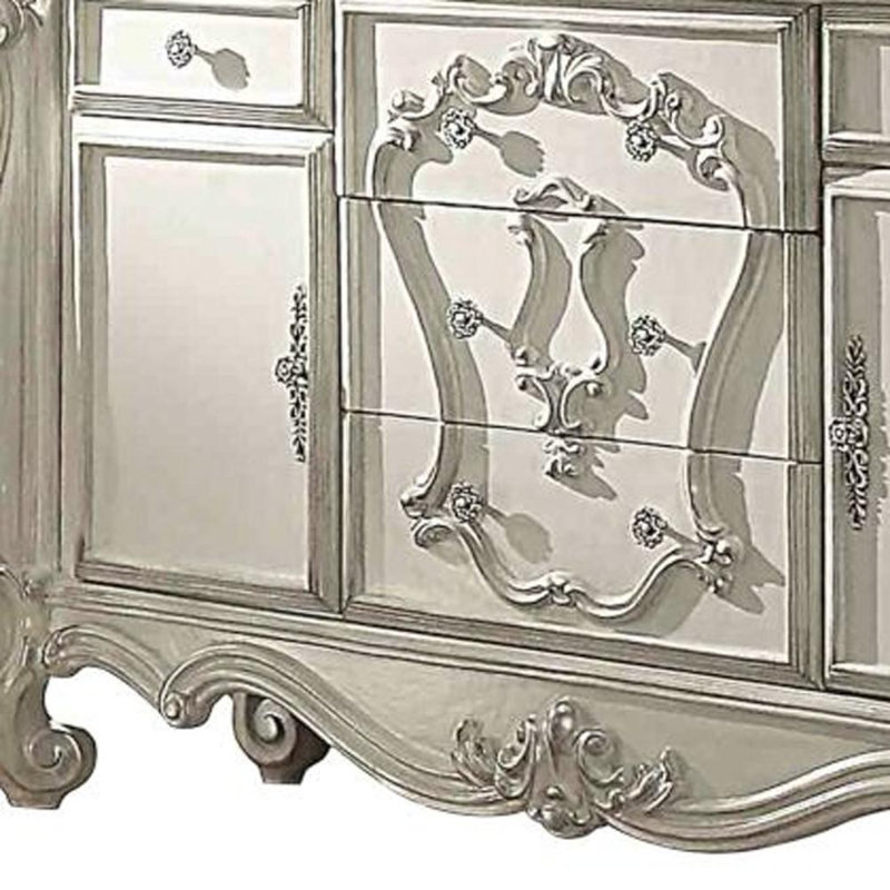  Commode combinée 70 po en bois massif 70 po