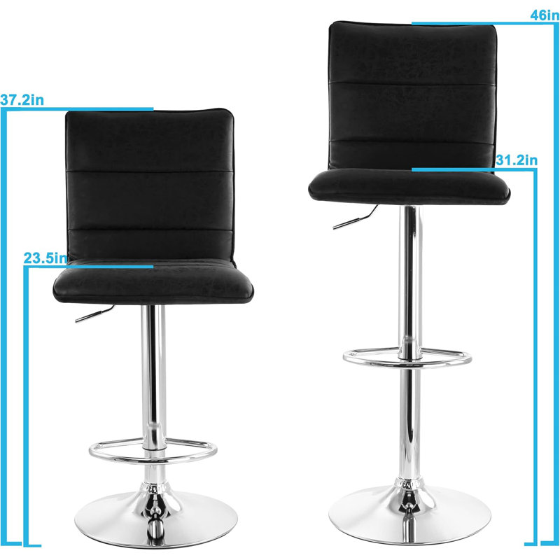 Tabouret de bar 2 pièces Elama