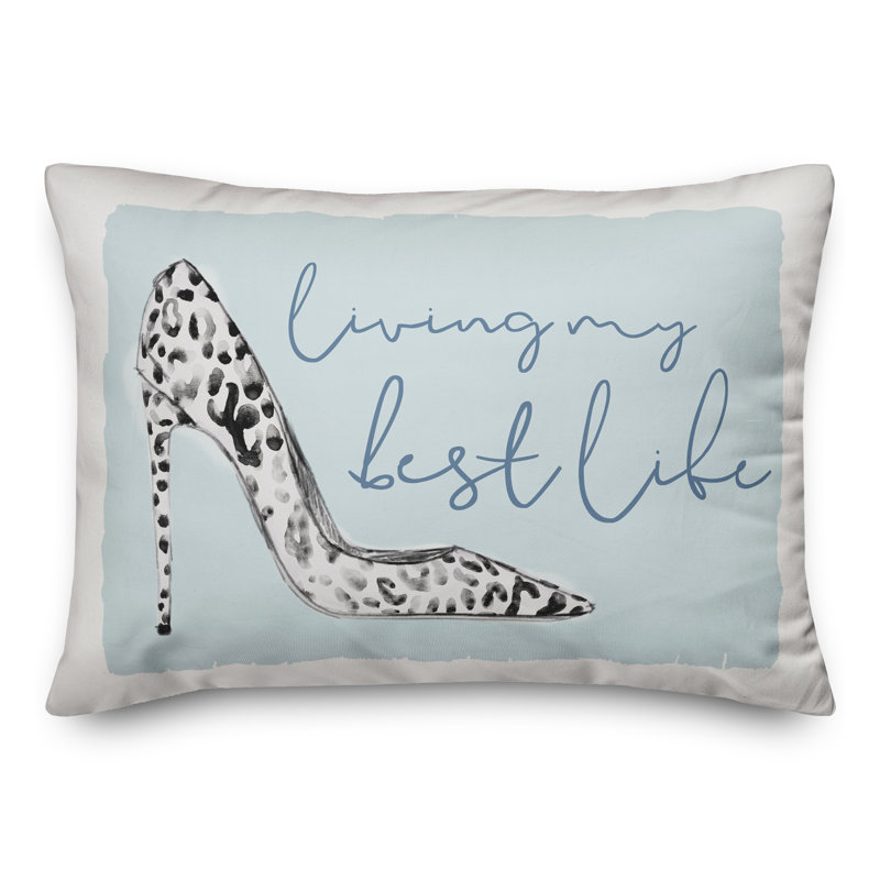  Best Life Powder Rectangular Pillow Cover & Insert