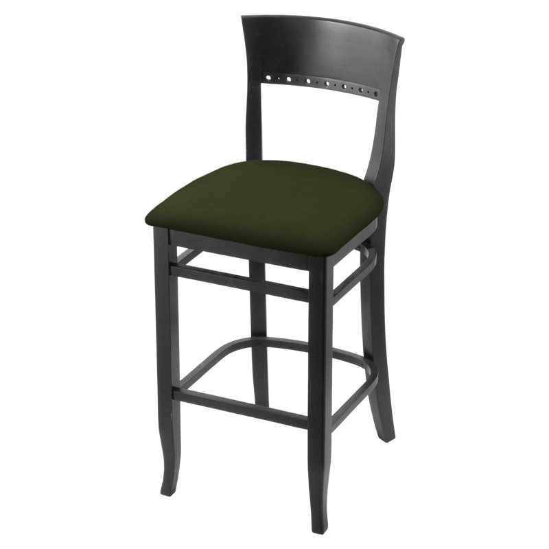 Tabouret de bar 25 po, Noir, Pin Canter