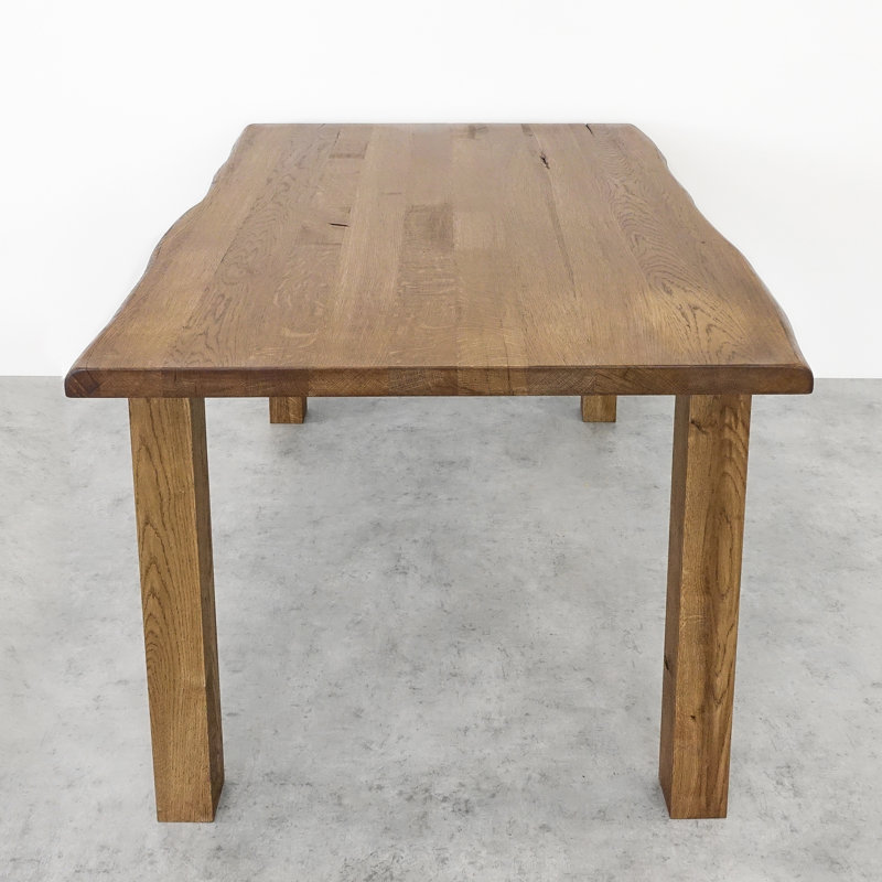 Robyn Oak Solid Wood Dining Table, H75 x L180 x W90cm, Brown Wood