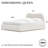 Kiren Upholstered Boucle Bed-101531136