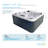 Insight 7-Person 34-Jet, 86-Port Acrylic Non-Lounger Hot Tub Spa, Stainless Steel Heater with Ozonator, LED Lighting, LED Ice Bucket and Insulated Cover Included-99471658