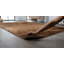 Tapis uni en polypropylène tissé à la machine en brun-86184005
