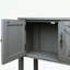 Buffet Katrin avec tablette inférieure et armoire à 2 portes, console avec rangement pour armoire-1290255086
