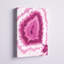 Géode rose - peinture sur toile tendue-1041188008
