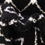 Tapis noir / blanc en polypropylène tissé à la machine Briehn-511081536