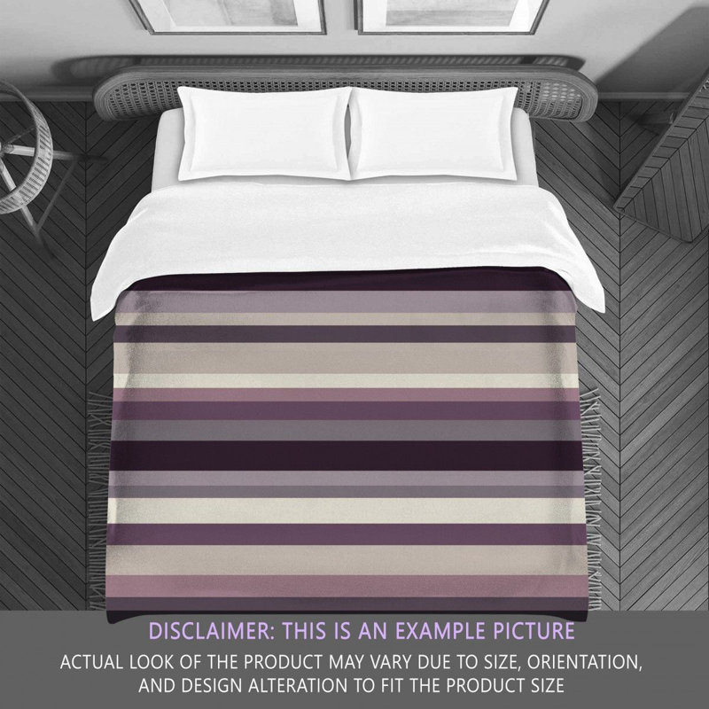Polyester Striped Comforter, Twin Comforter