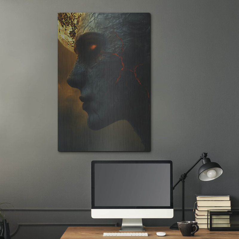 Lark Manor 'Harvest Eclipse' by r3darch0n Metal Wall Art, 24" x 36"