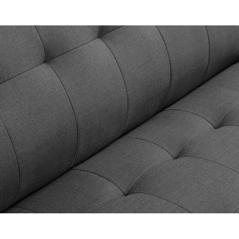 Canapé à accoudoirs carrés 79,1 po Marin, Gris anthracite / caillou