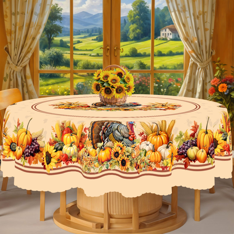 Nappe automne-hiver 180x180cm, 70,87 po rond